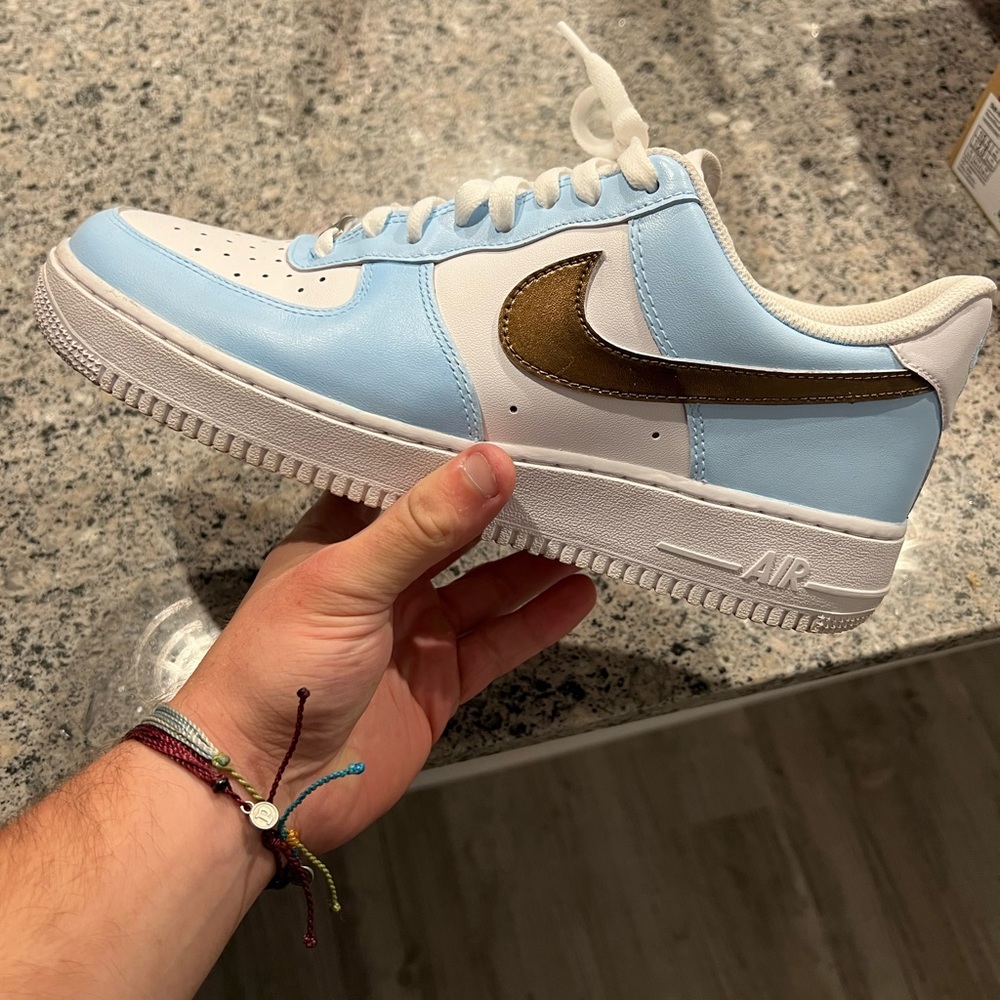 Mens size 10.5 custom Air Force 1’s